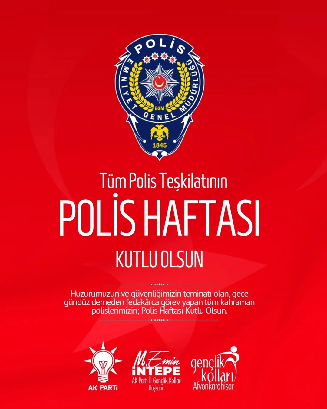Polis Haftası Kutlamaları Devam Ediyor