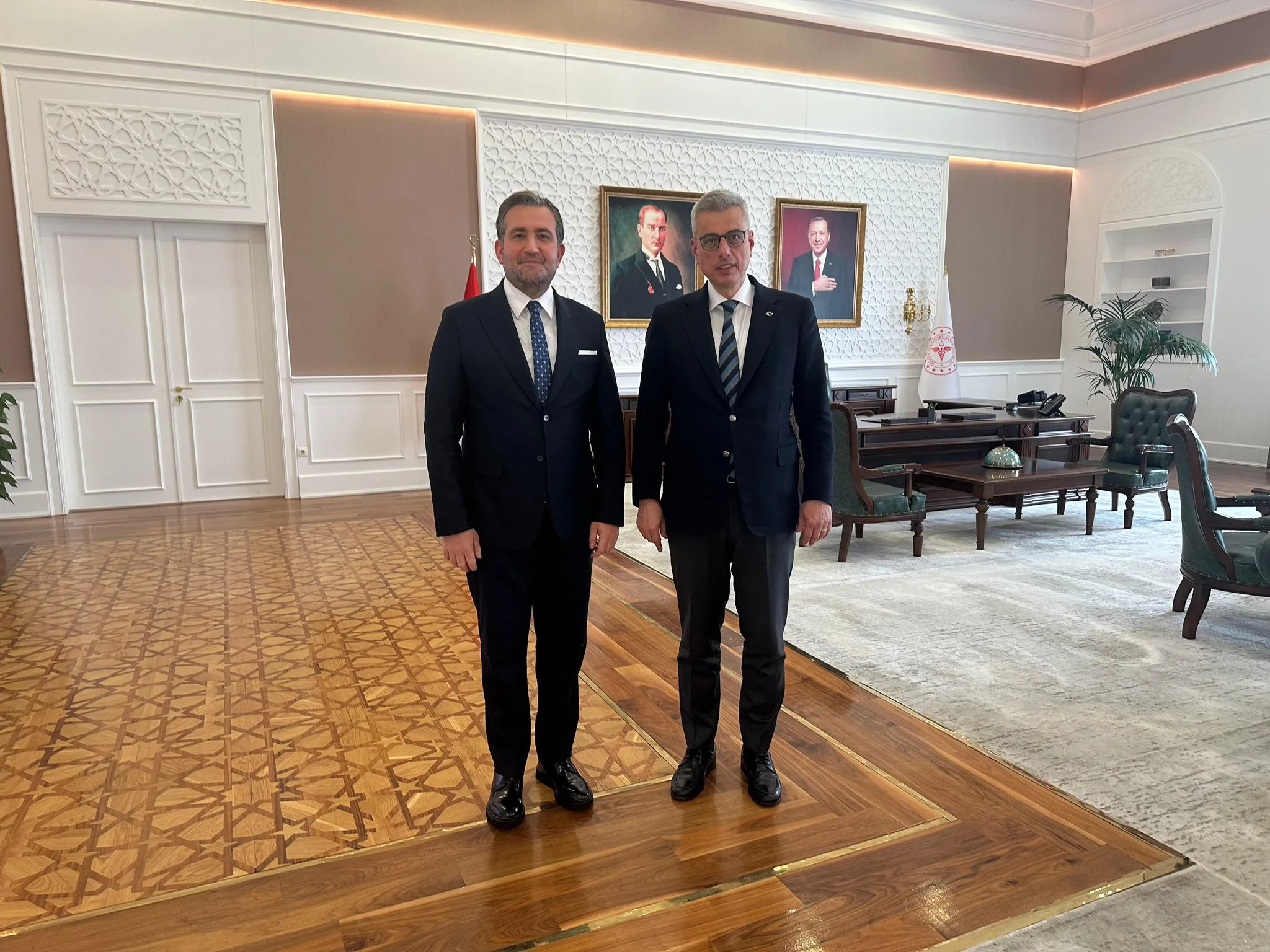 Sağlık Bakanı, yeni genel müdürü kabul etti