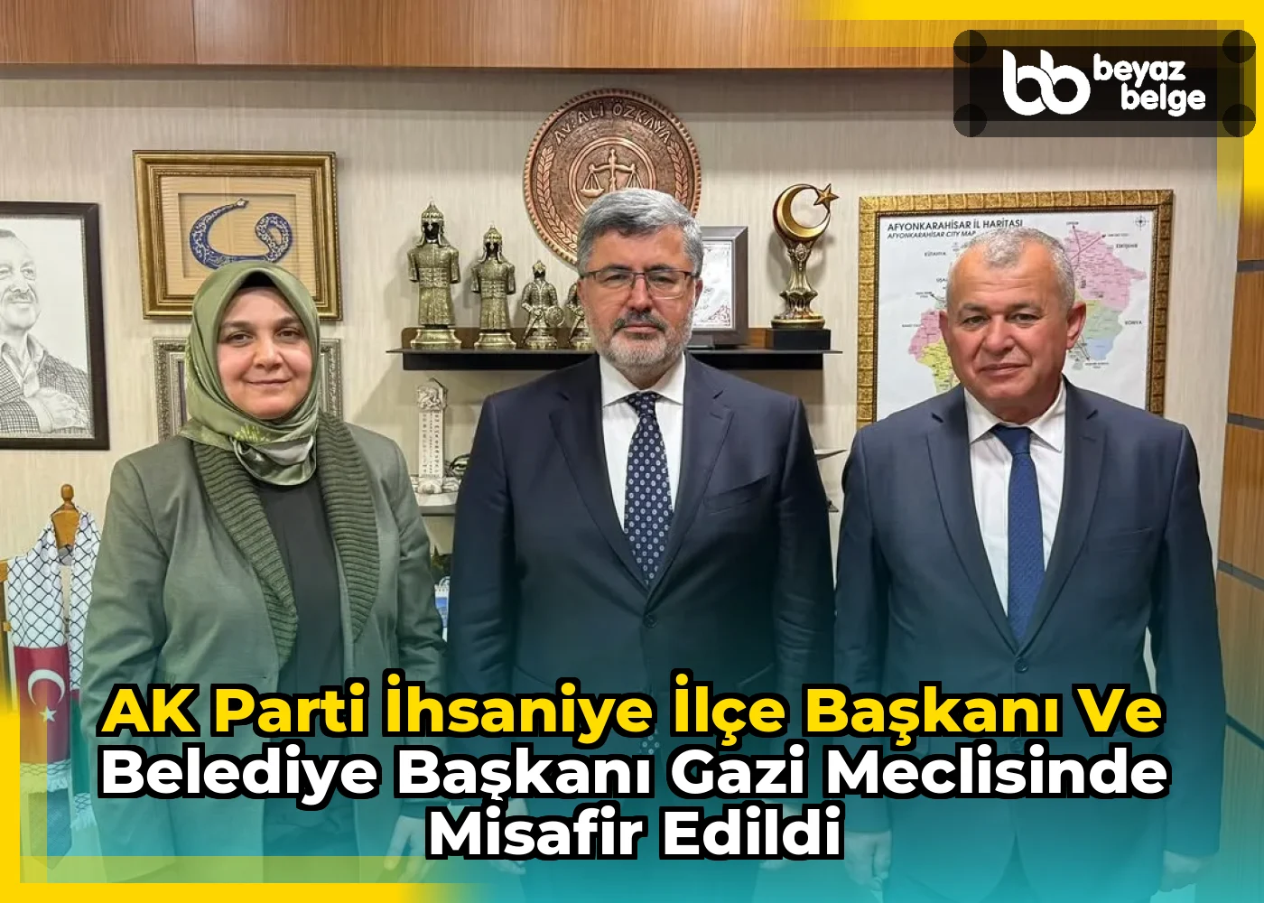 AK Parti İhsaniye İlçe Başkanı ve Belediye Başkanı Gazi Meclisinde Misafir Edildi
