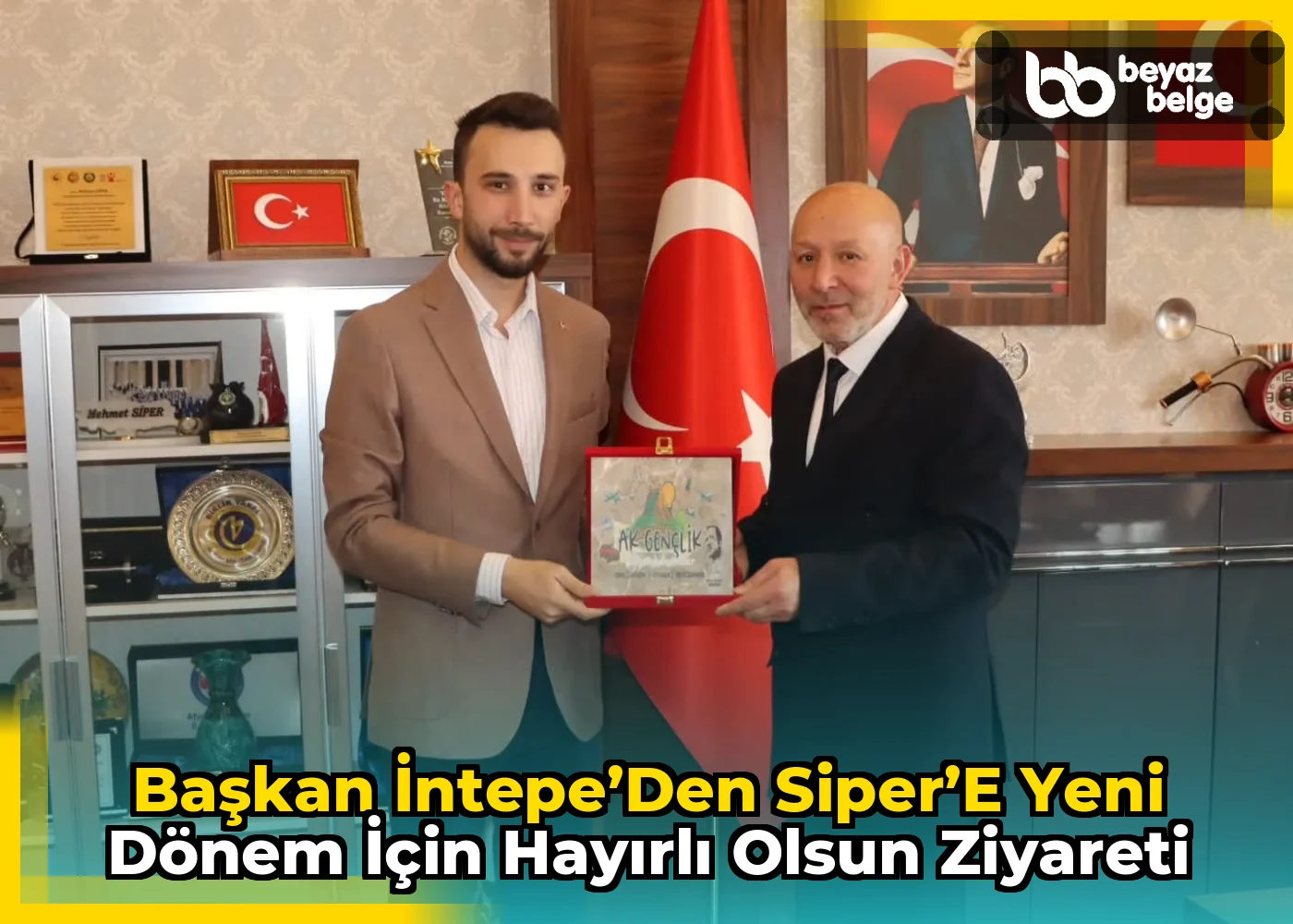 Başkan İntepe’den Siper’e Yeni Dönem İçin Hayırlı Olsun Ziyareti