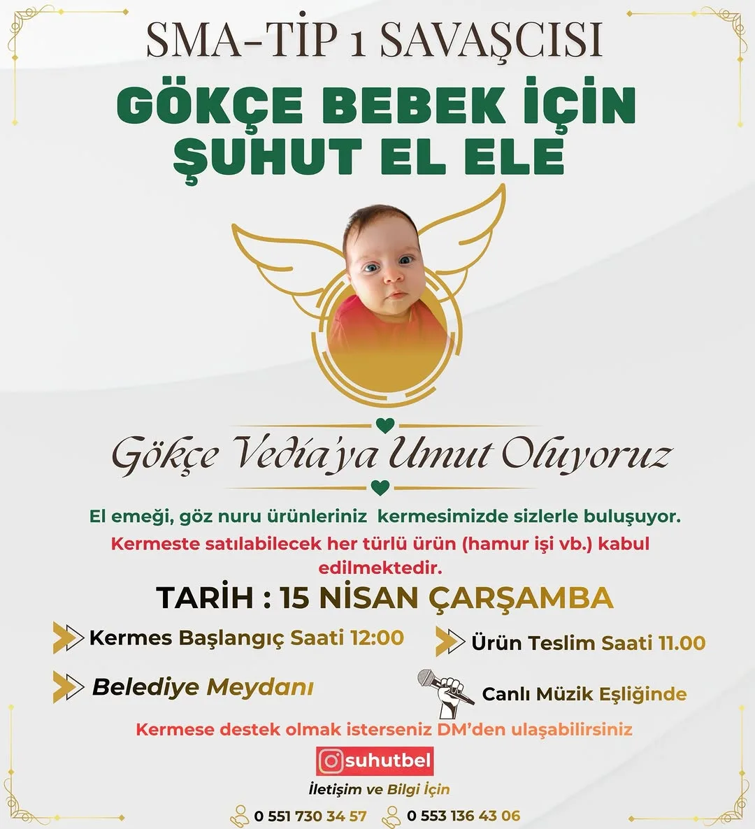 ???? Gökçe Bebek İçin Şuhut El Ele ????