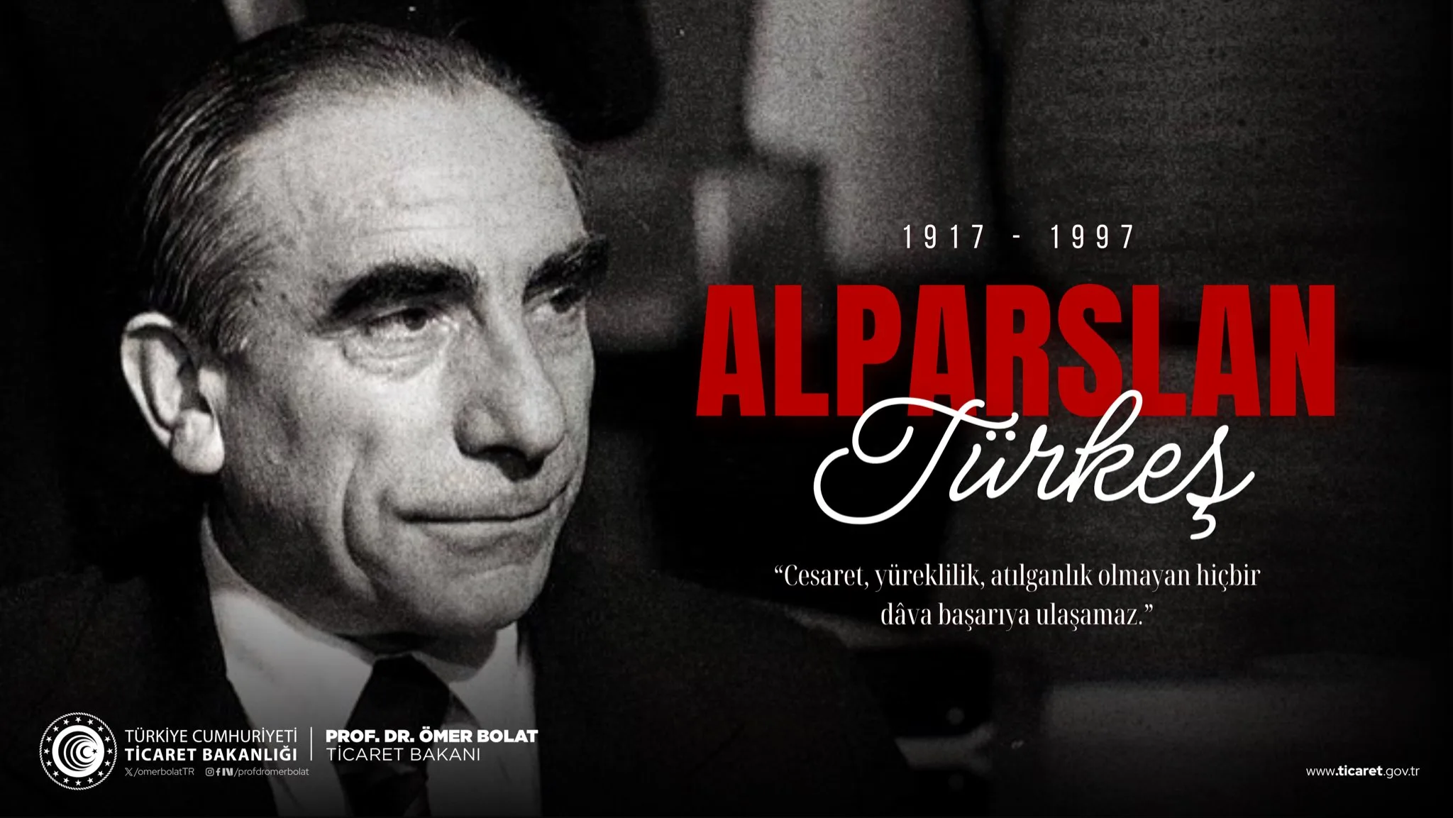 Alparslan Türkeş Anıldı