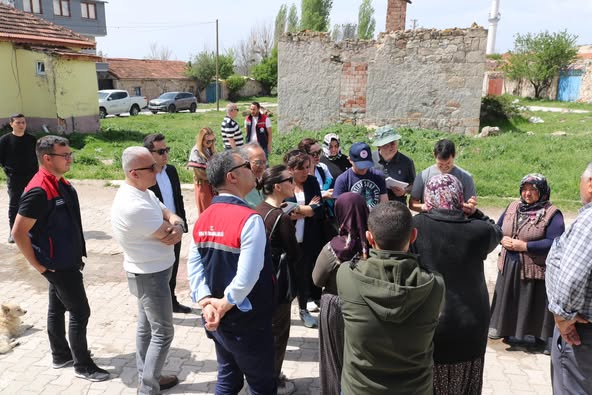 Kaymakam Bildirici, Kırsal Alanları İnceledi ve Taziye Ziyareti Gerçekleştirdi