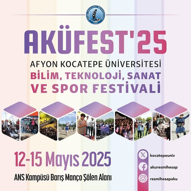 AKÜFest 2025: Bilim, Sanat ve Eğlence Bir Arada Buluşuyor!