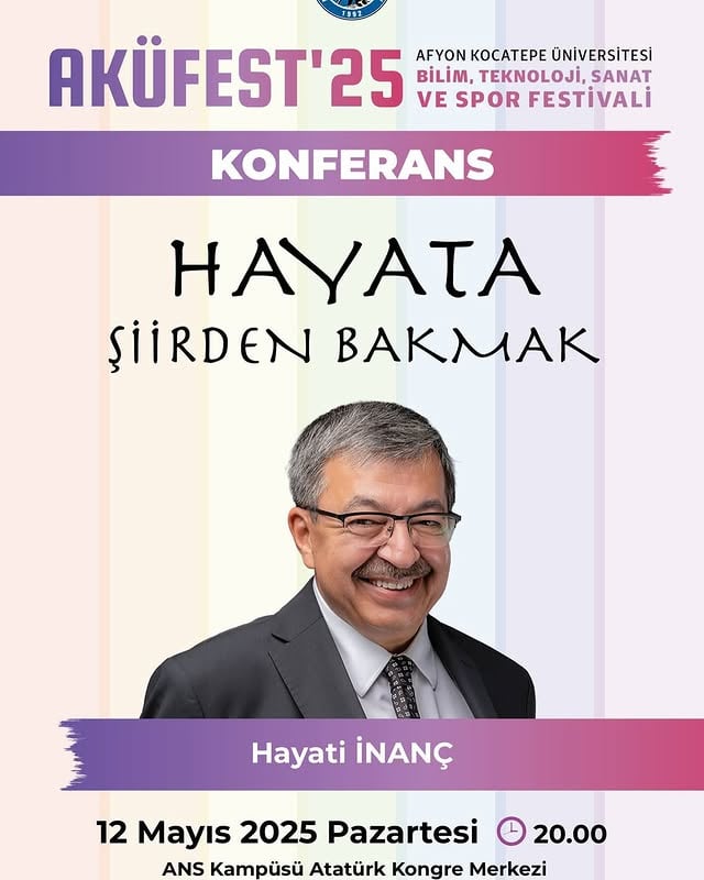 AKÜ'de Edebiyat Ziyafeti: Şiirle Hayata Bakış