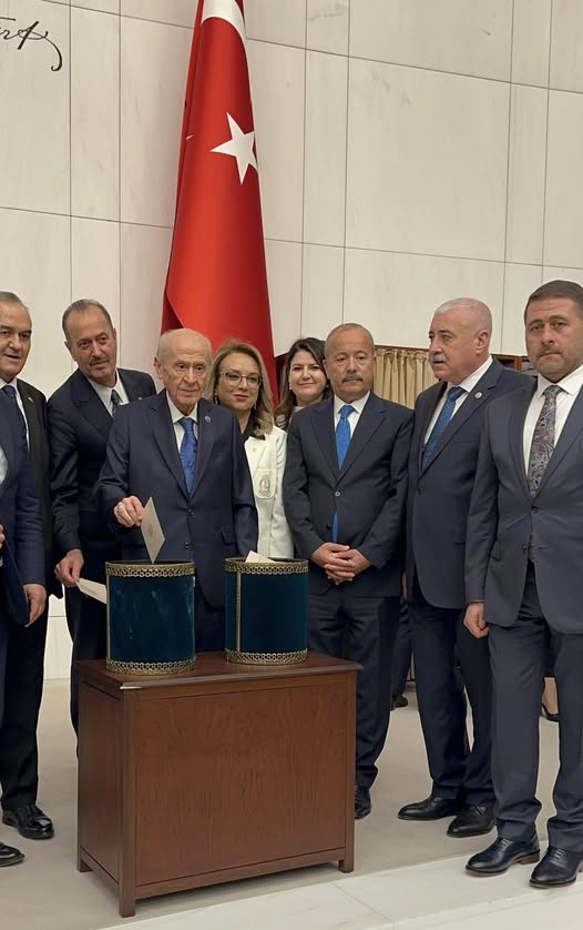 Afyonkarahisar MHP'den TBMM Başkanlık Seçimi Desteği: Devlet Bahçeli Oy Kullandı