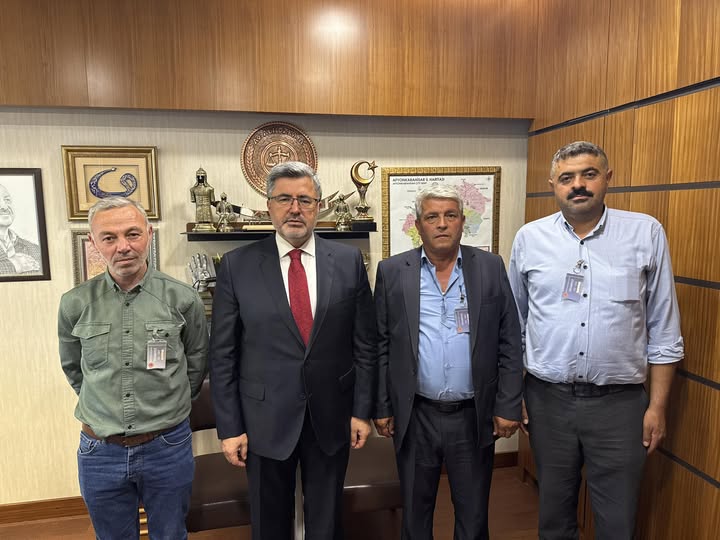 Afyonkarahisar Milletvekili Özkaya, Dinar Köy Muhtarını Ağırladı