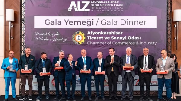 Afyonkarahisar'da Blok Mermer Fuarı Gala ile Açıldı