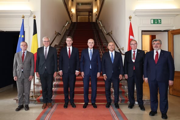 AK Parti Afyonkarahisar Milletvekili Özkaya, Belçika Senato Başkanı Blondel ile Görüşme Gerçekleştirdi