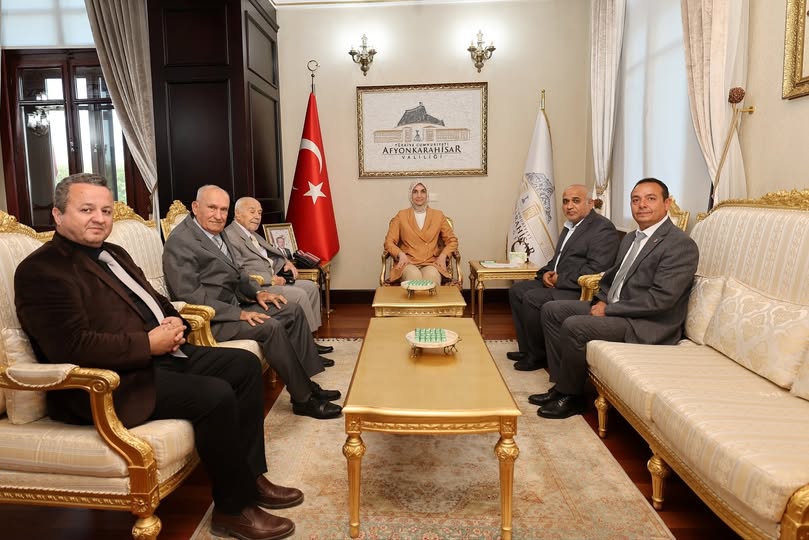 Afyonkarahisar Valisi Yiğitbaşı, Emekli Astsubaylar Derneği ve Türk Hava Kurumu Temsilcilerini Kabul Etti