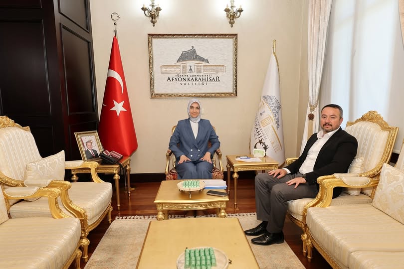 Afyonkarahisar Valisi Yiğitbaşı, Sandıklı Belediye Başkanı Öztaş’ı Kabul Etti