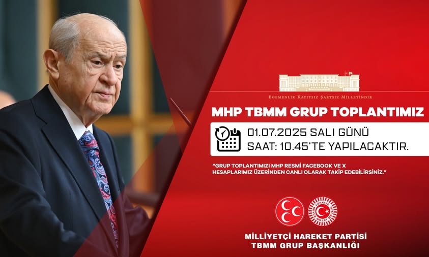 Afyonkarahisar MHP İl Başkanlığı TBMM Grup Toplantısı Yarın Yapılıyor