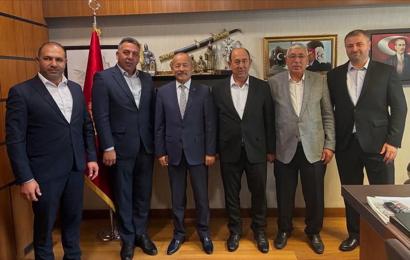 MHP'li Taytak, Afyonkarahisar Pancar Ekicileri Kooperatifi Başkanı Kara'yı Ağırladı