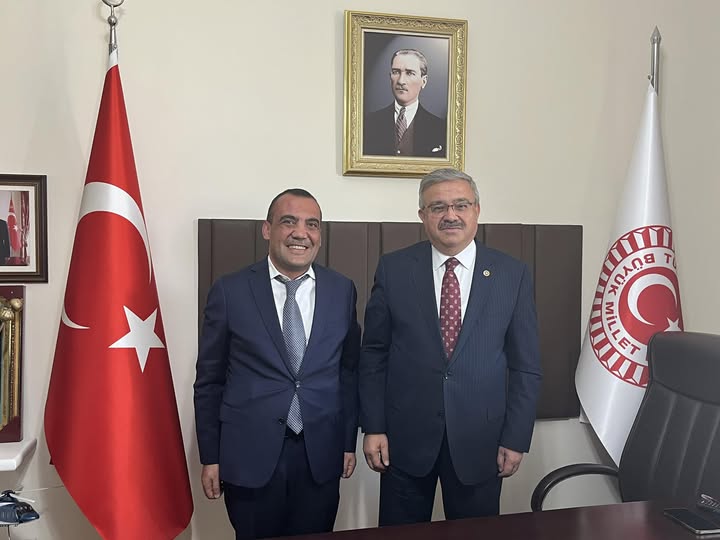 AK Parti Afyonkarahisar Milletvekili Yurdunuseven, Belediye Meclis Üyesi Ekici'yi TBMM'de Ağırladı