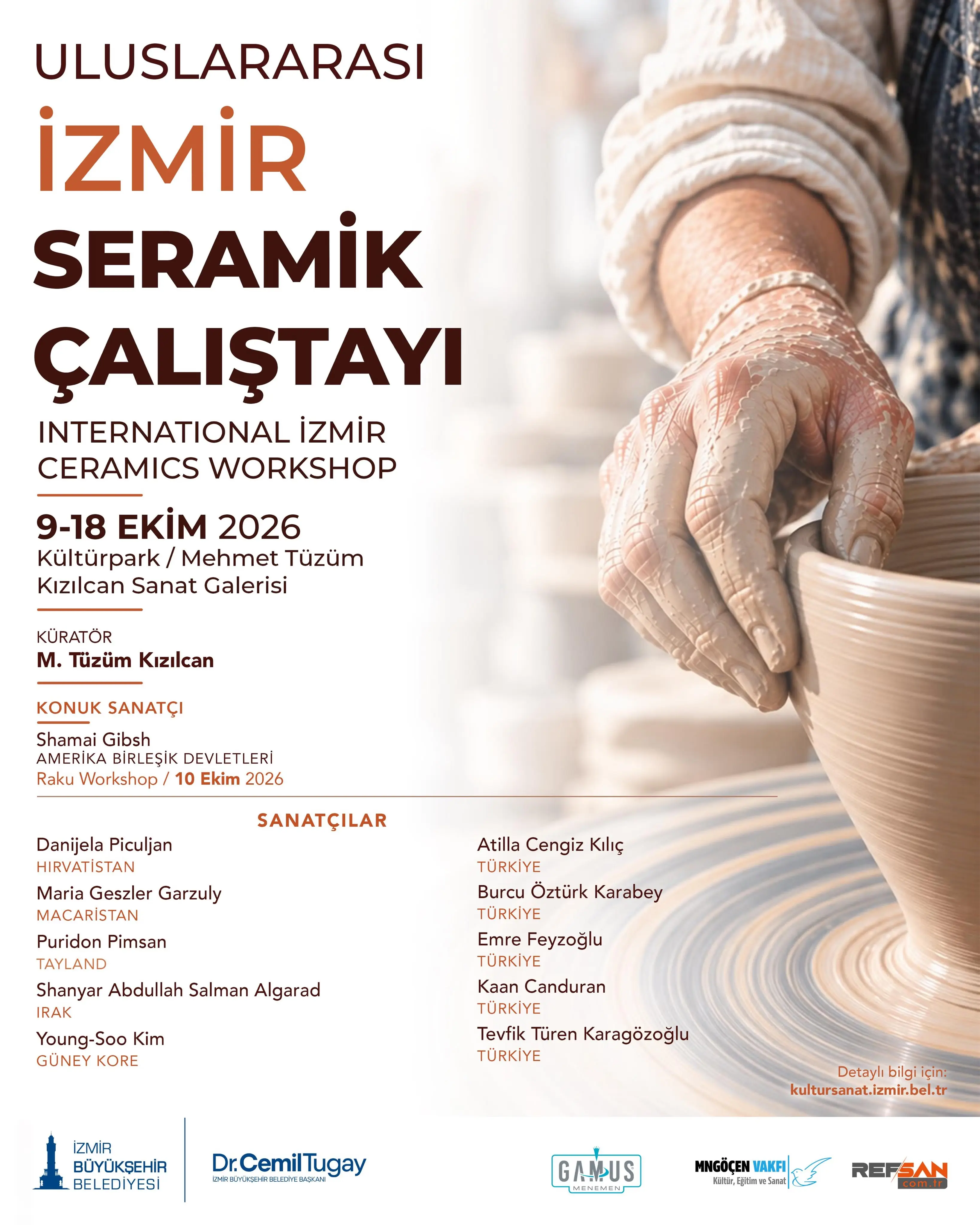 Uluslararası İzmir Seramik Çalıştayı Başlıyor