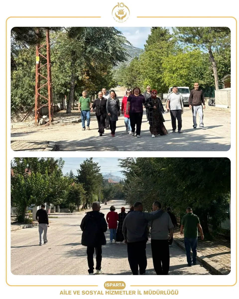 Isparta'da Engelsiz Yaşam Yürüyüşü Etkinliği