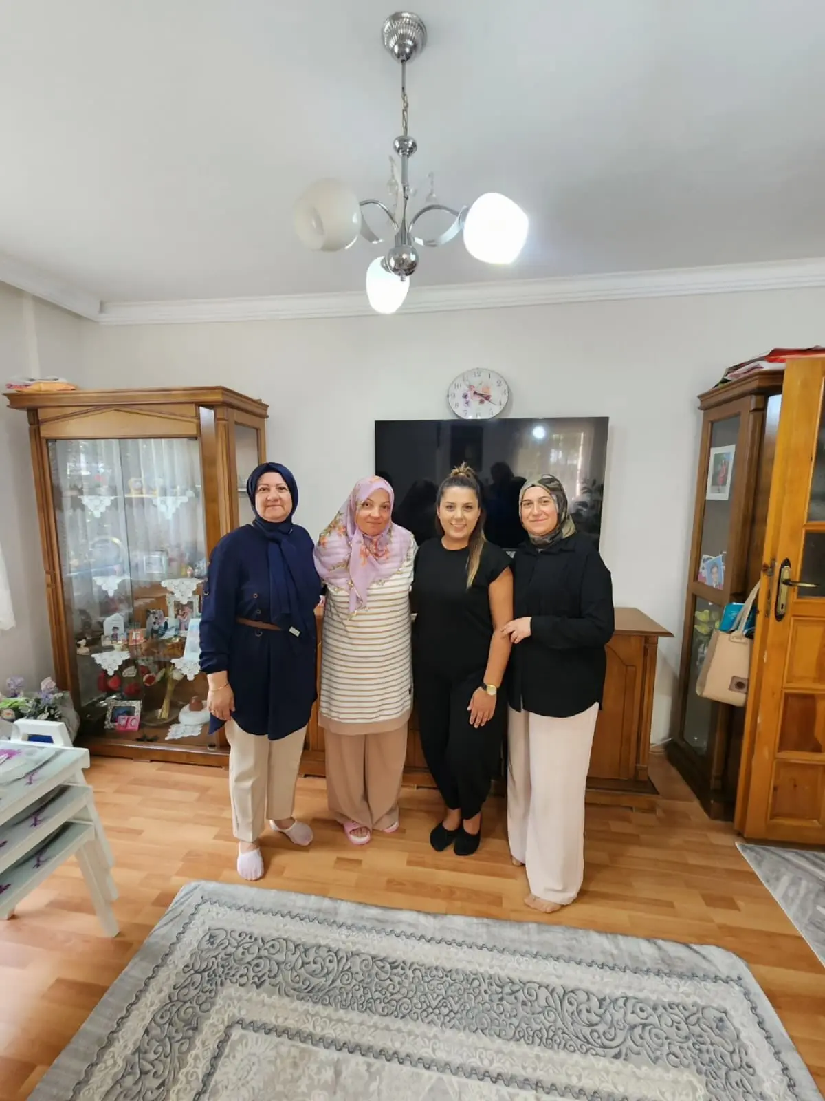 Mahalle Başkanına taziye ziyareti gerçekleştirildi