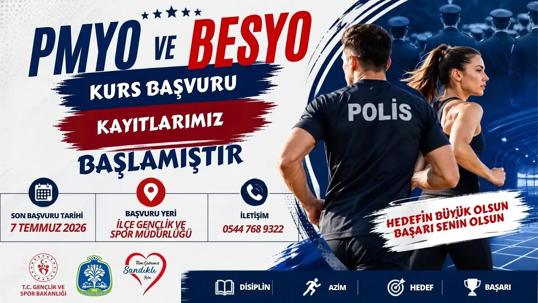 PMYO ve BESYO Kurs Başvuruları Başladı