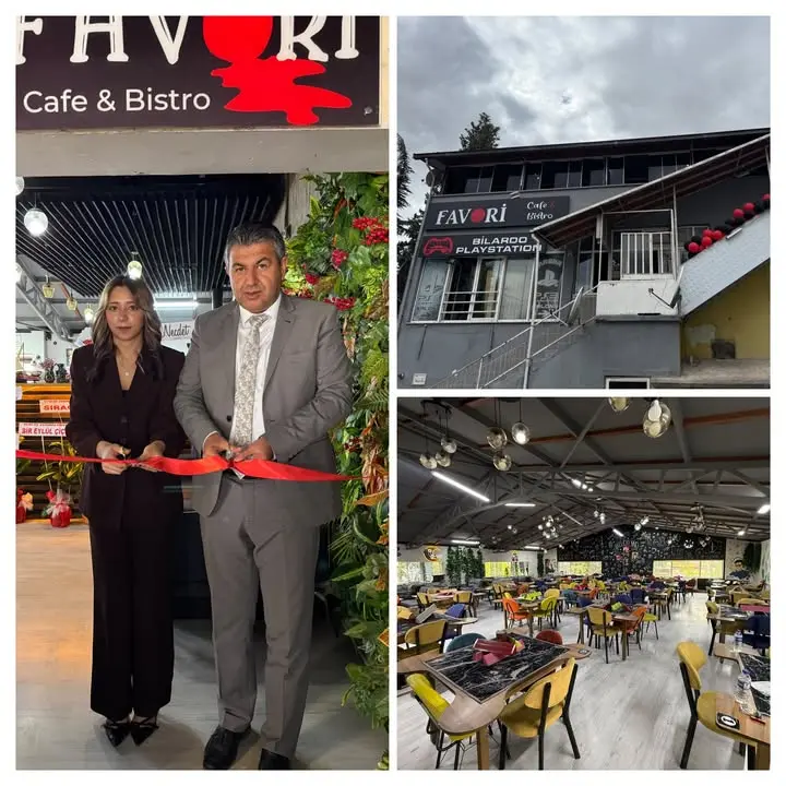 Favori Cafe & Bistro'nun açılışı yapıldı
