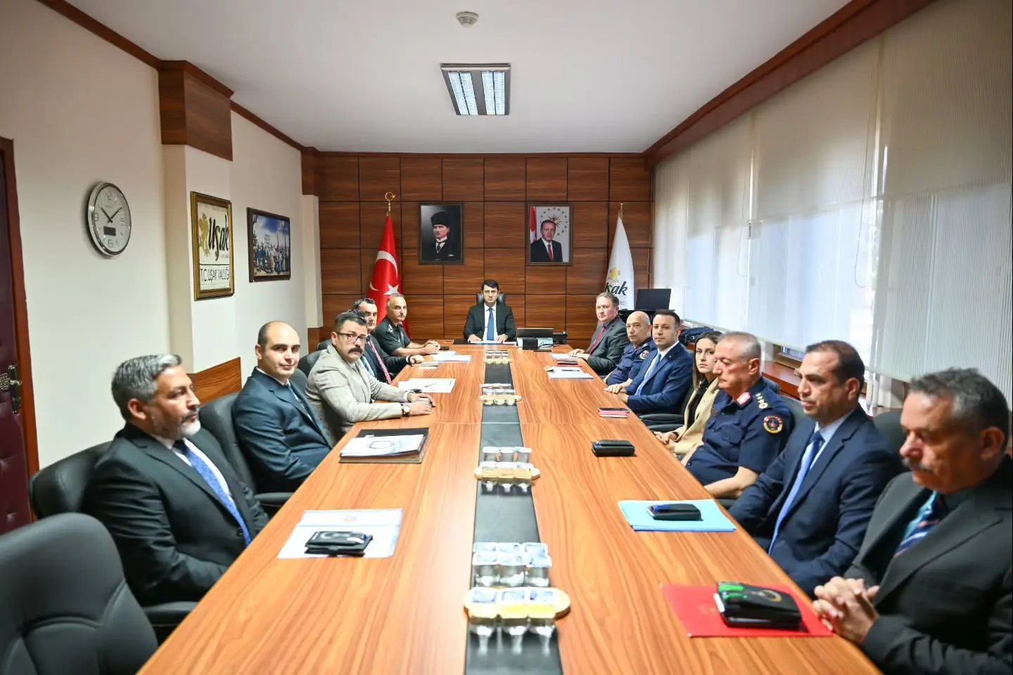 Uşak'ta Güvenlik Toplantısı Gerçekleşti