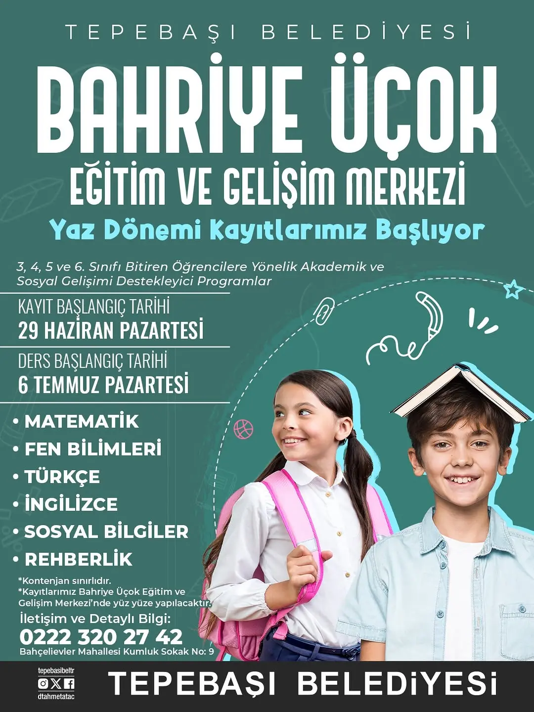Yaz Dönemi Kayıtları Başlıyor