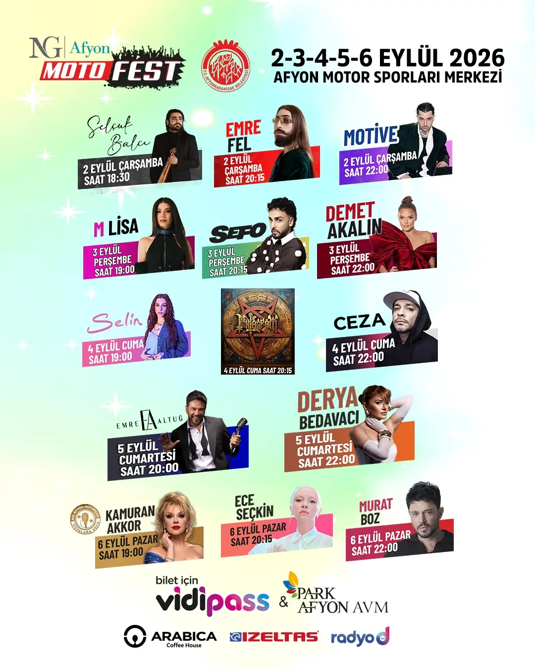 NG Afyon Motofest 2-6 Eylül'de gerçekleşecek