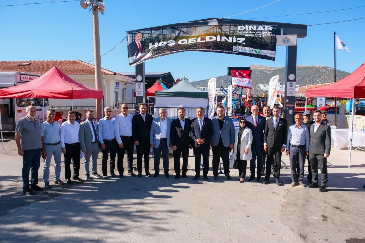 Dinar Tarım Fuarı'nın açılışı gerçekleştirildi