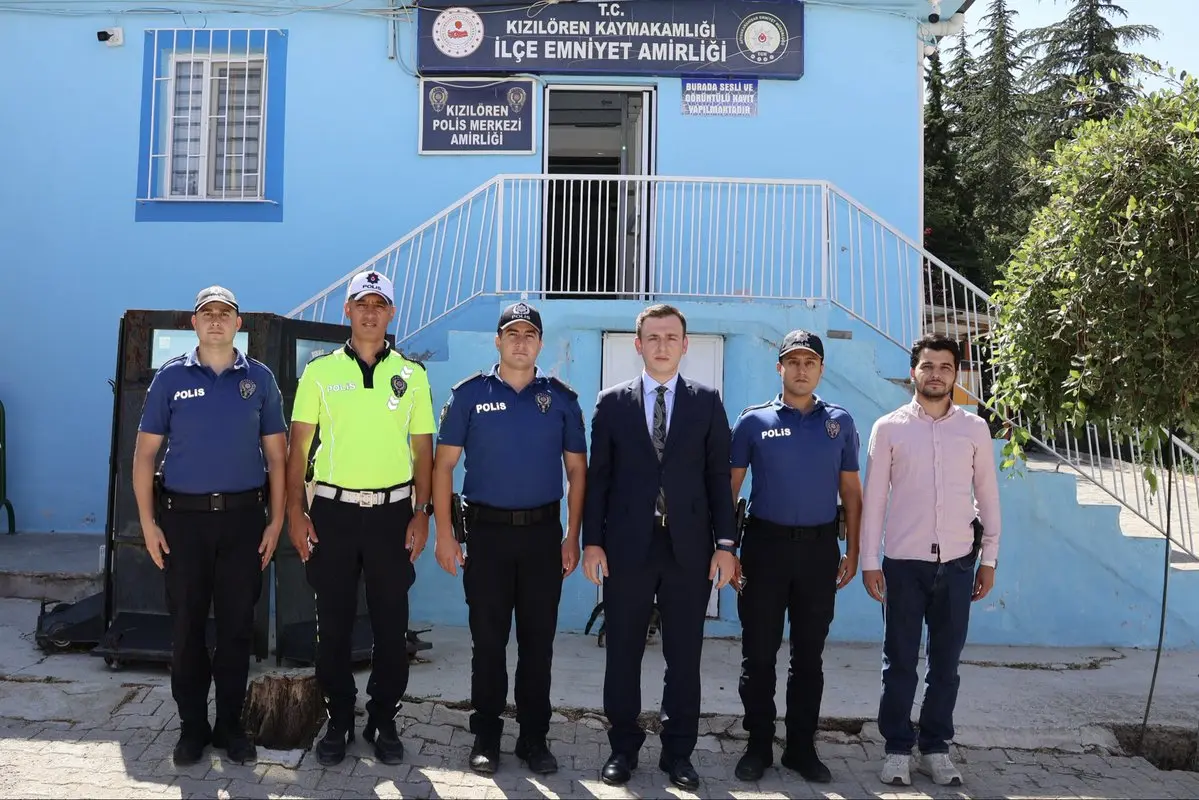Kaymakam Koçan'dan İlçe Emniyetine Ziyaret