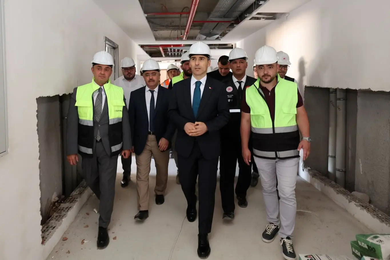 Afyonkarahisar Huzurevi inşaatında incelemeler yapıldı