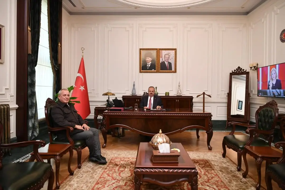 Vali Canbolat, Hakan Ekinci'yi kabul etti
