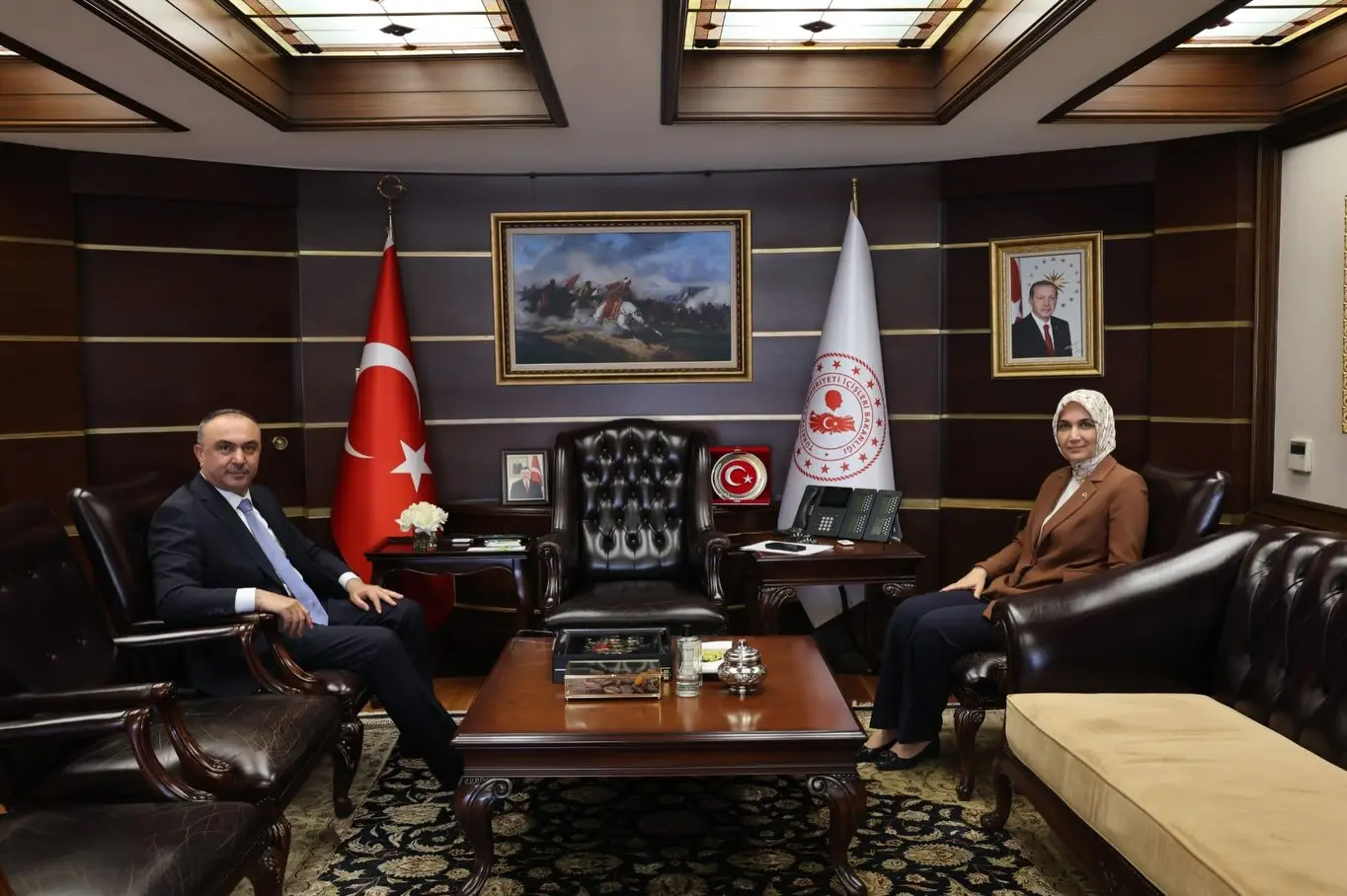 Bakanlıkta önemli ziyaretler gerçekleşti