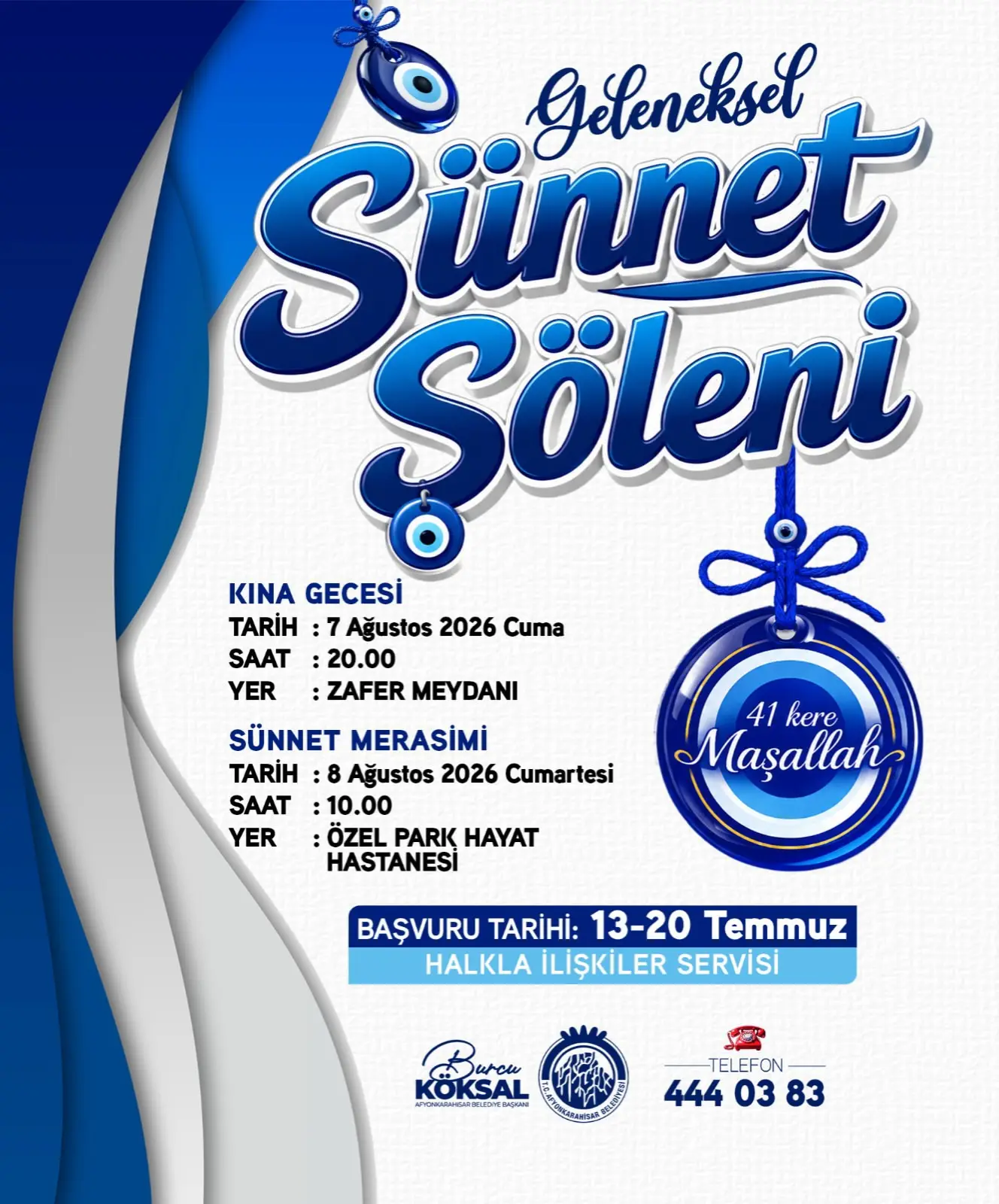Afyonkarahisar'da Geleneksel Sünnet Şöleni Başlıyor