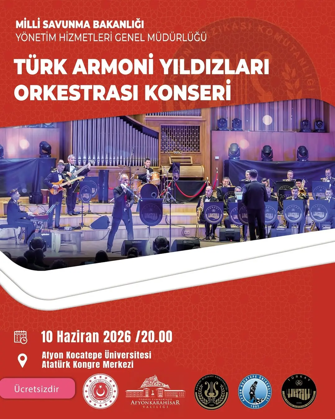 Türk Armoni Yıldızları Orkestrası, Afyonkarahisar'da Müzik Dolu Bir Geceye Hazırlanıyor
