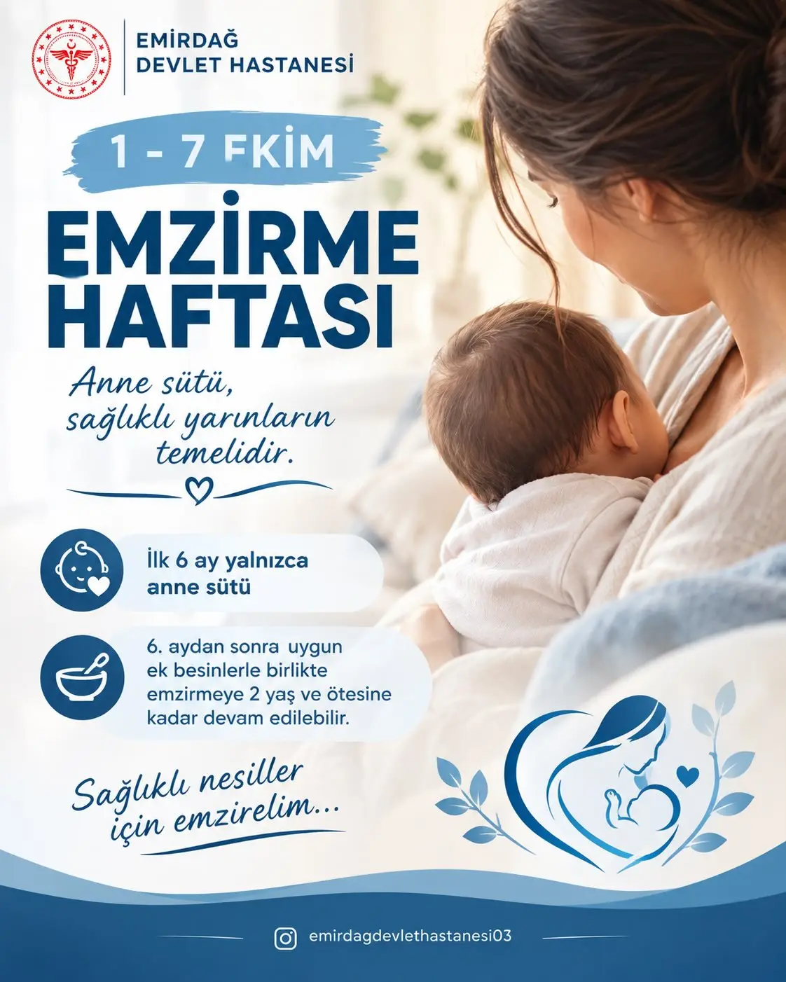 Emzirme Haftası'nda Farkındalık Etkinliği