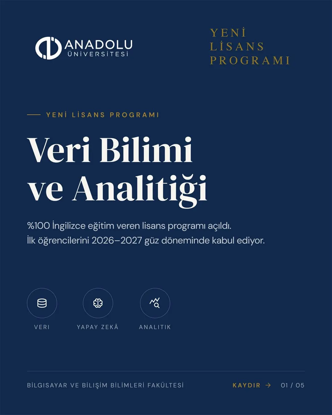 Anadolu Üniversitesi'nde Veri Bilimi Programı Başladı