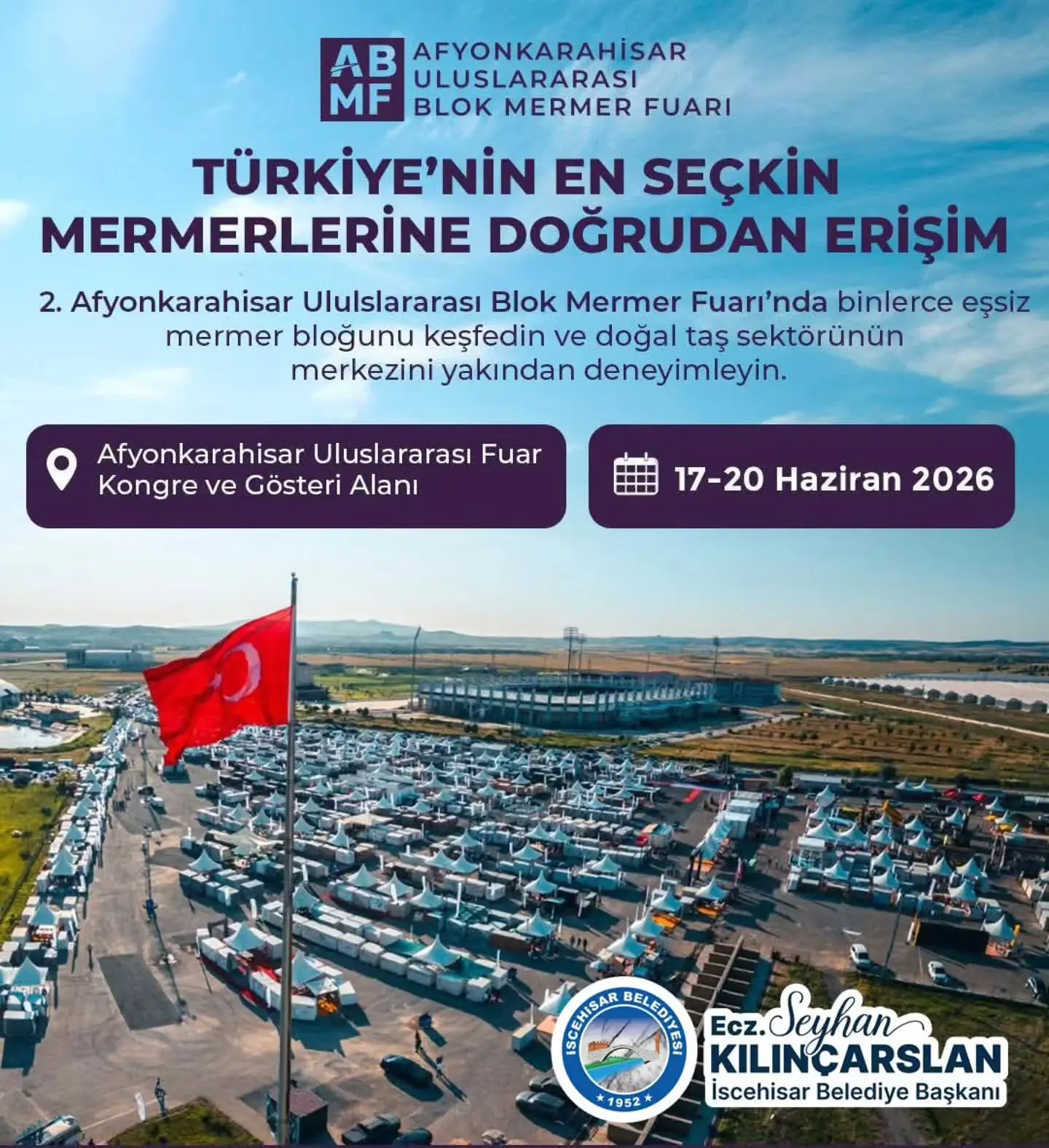 İscehisar Belediyesi, Mermer Fuarı'na Katılacak
