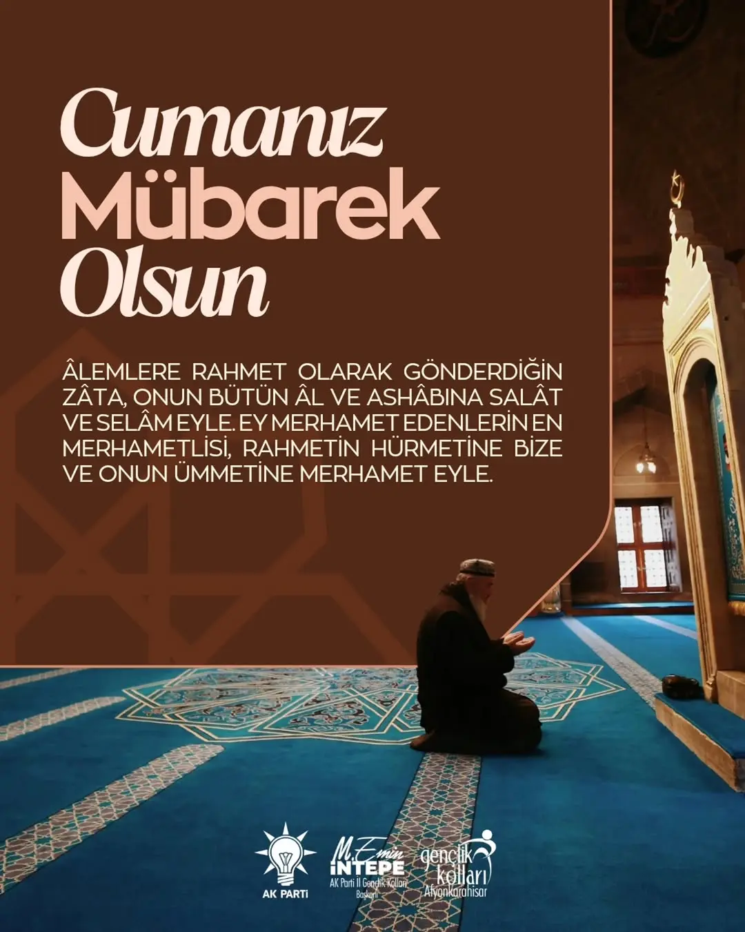 Mübarek Cuma Mesajı Paylaşıldı