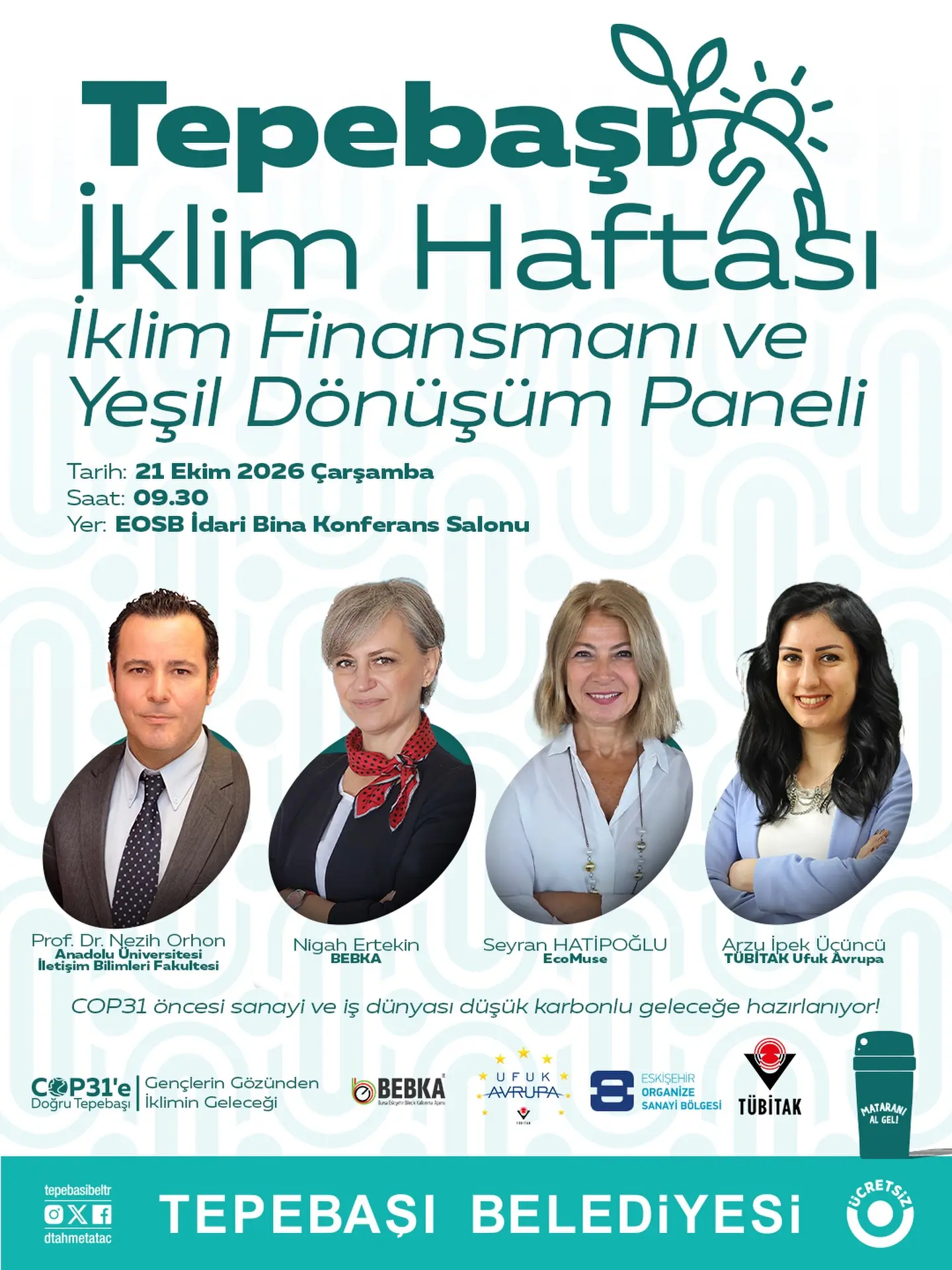 Tepebaşı İklim Haftası Başlıyor