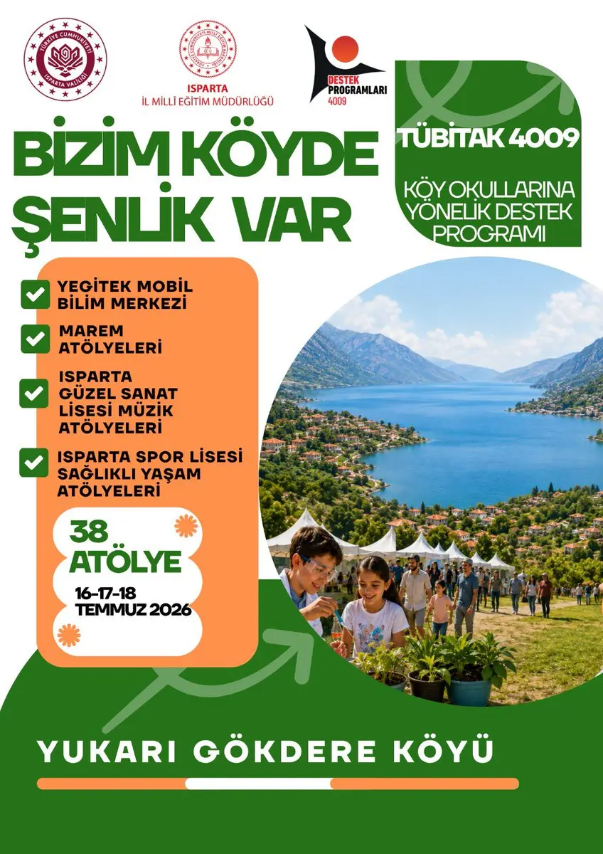 Yukarı Gökdere'de Bilim Etkinlikleri Düzenlenecek