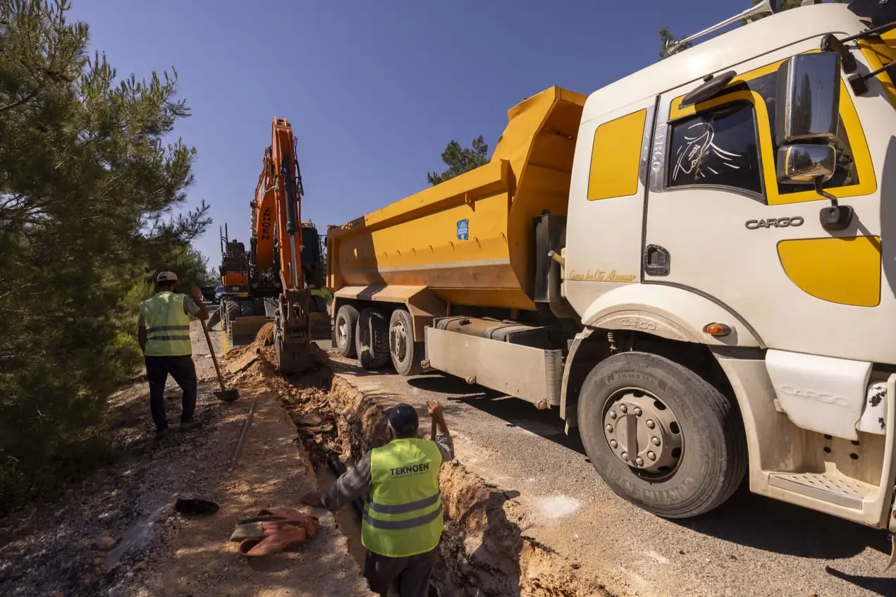 Urla'da içme suyu altyapısı yenileniyor