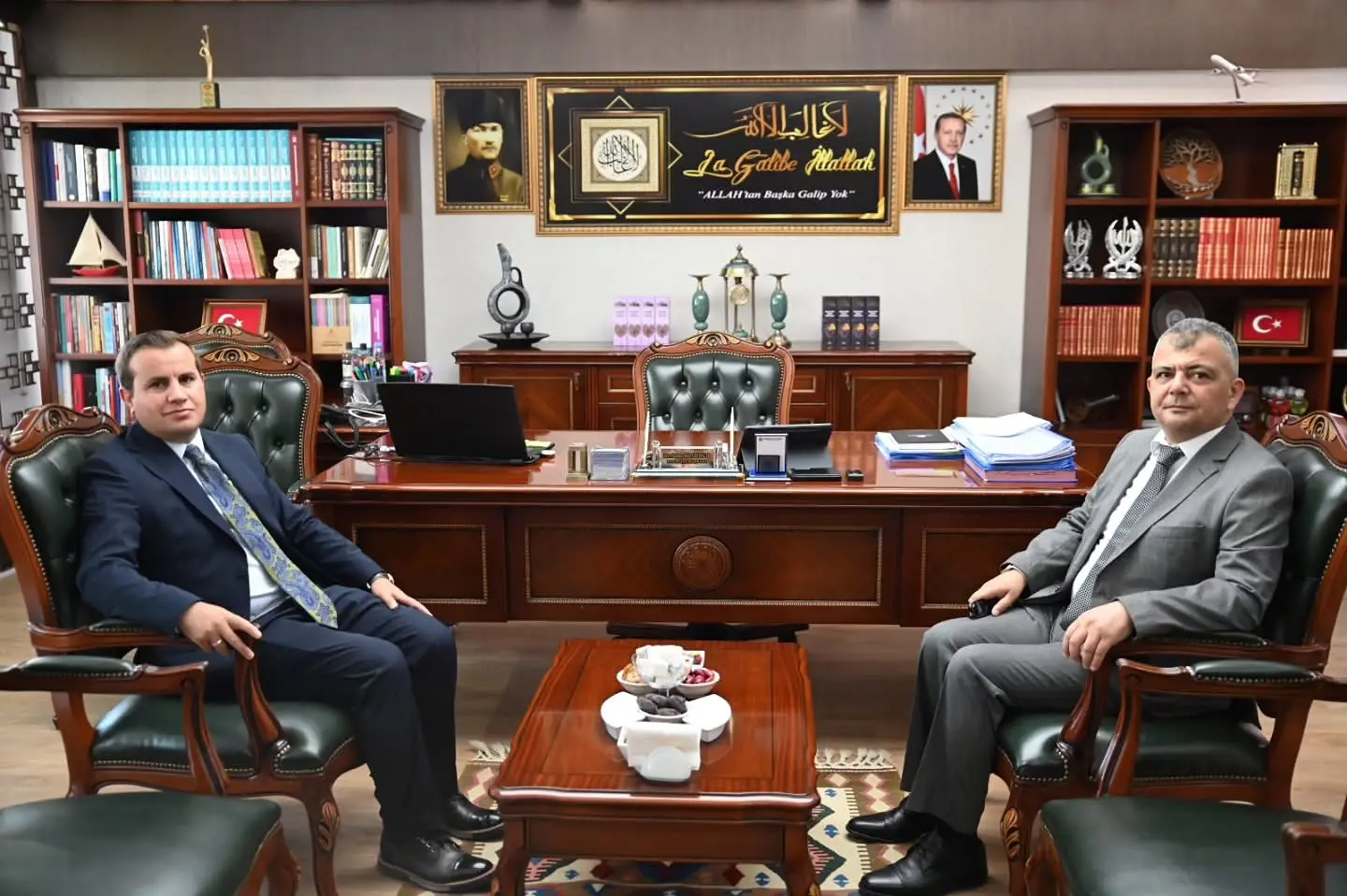 Kaymakam Adem Topaca, Emirdağ'da ziyaret edildi