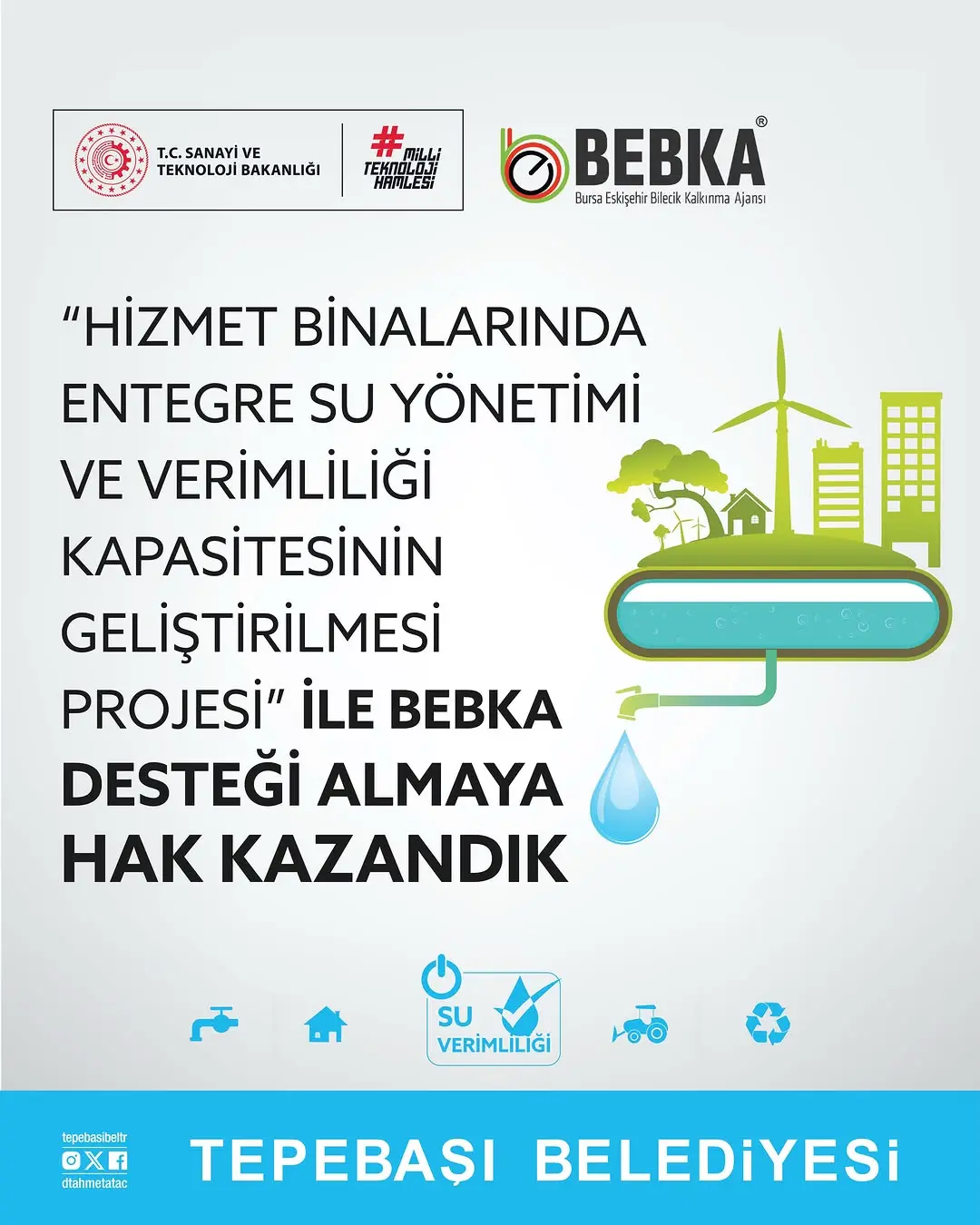 Tepebaşı Belediyesi'nden Su Yönetimi Projesi