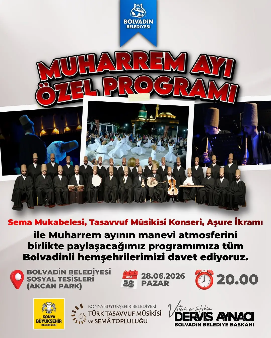 Bolvadin'de Muharrem Ayı Programı Düzenlenecek