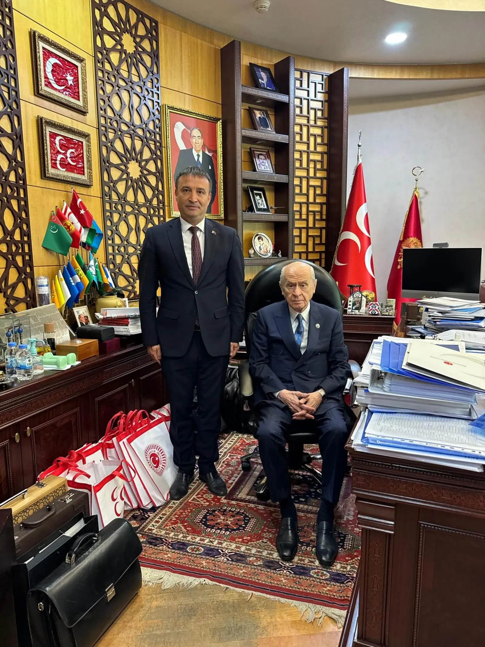 Devlet Bahçeli'ye ziyaret gerçekleştirildi