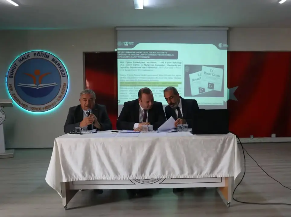 Şuhut'ta Eğitim Güvenliği Toplantısı Yapıldı