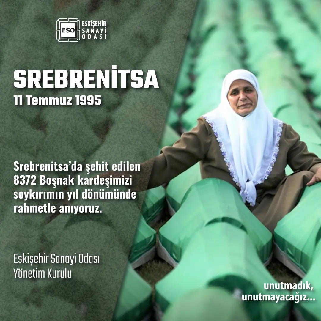 Srebrenitsa'da soykırımın 31. yılı anıldı