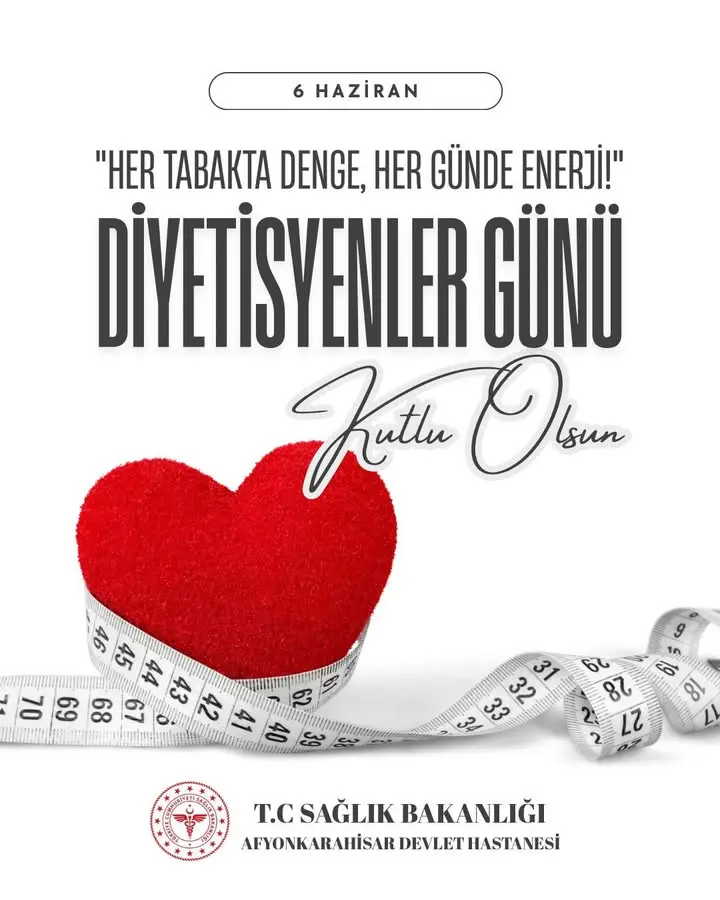 Diyetisyenler Günü, Afyonkarahisar Devlet Hastanesi'nde kutlandı