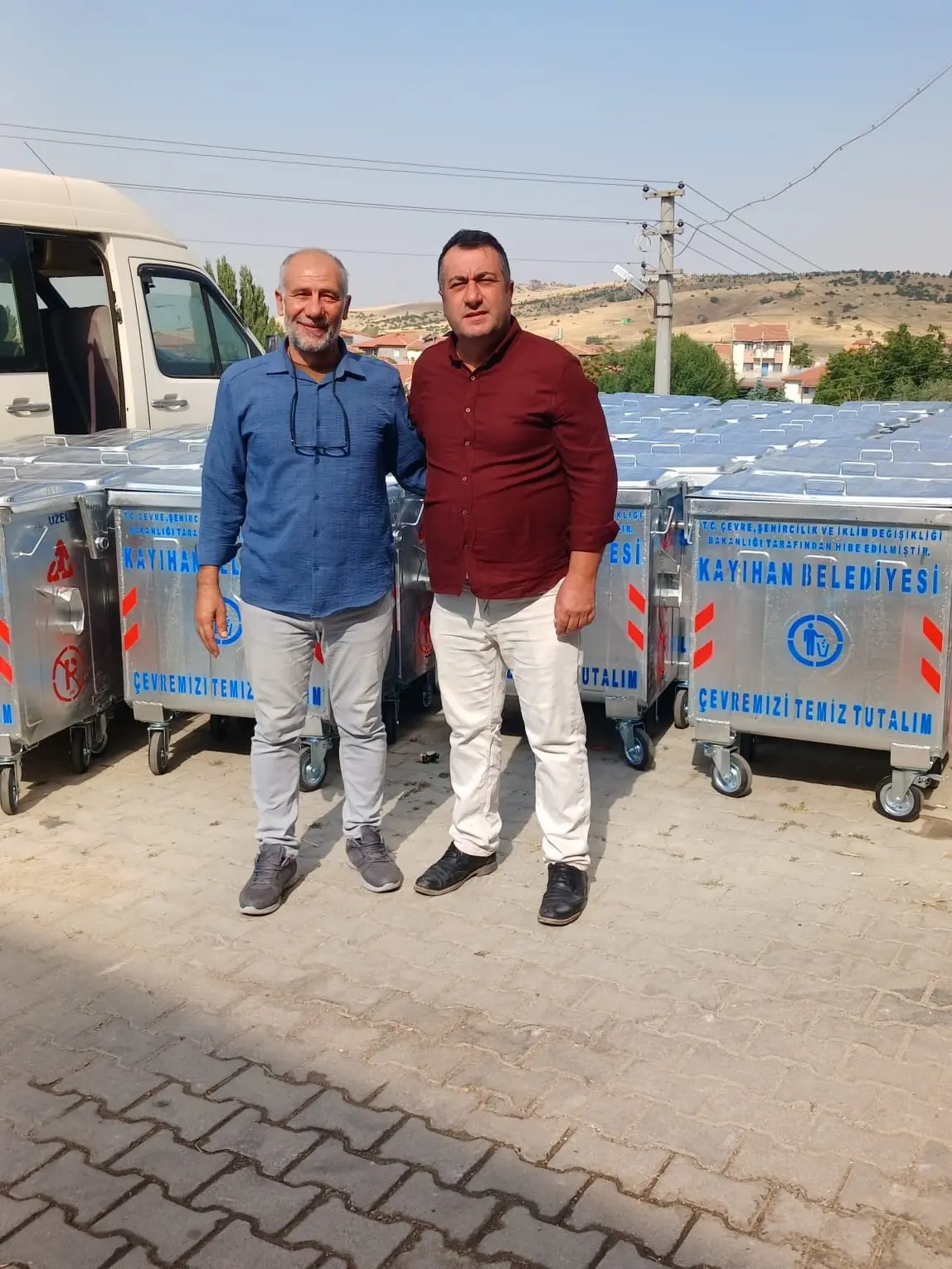 Kayihan'da yeni çöp konteynerleri hizmete girdi
