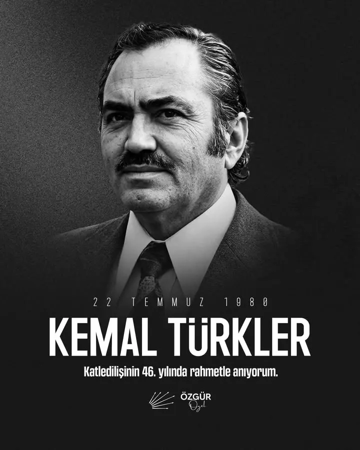 Kemal Türkler, 46. yılında anıldı