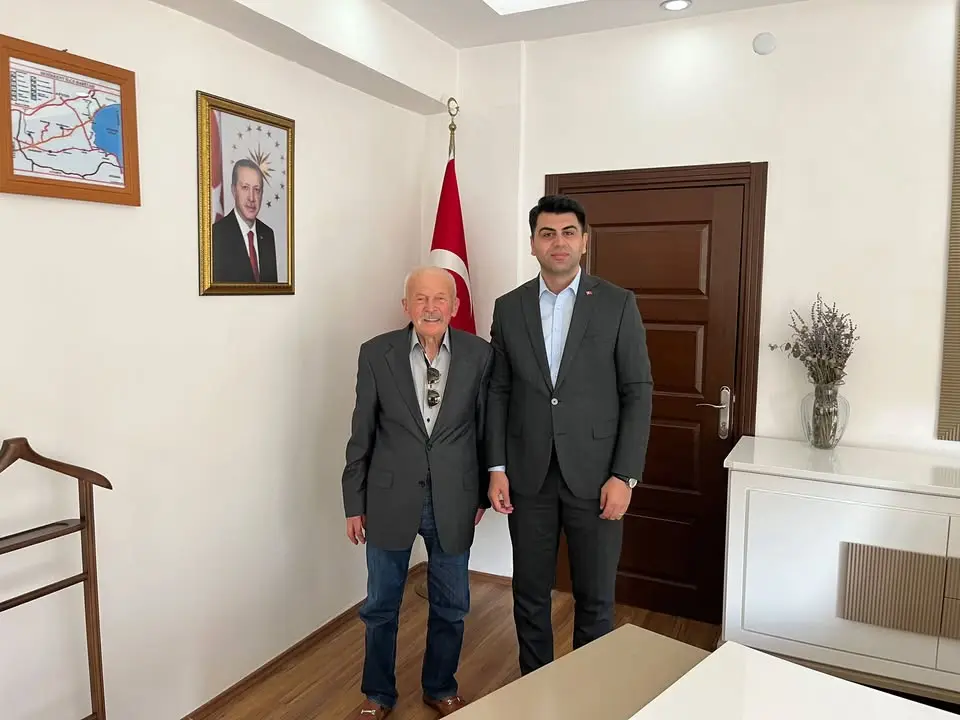 Kaymakam Bahar, Emekli Başkomiseri Ziyaret Etti